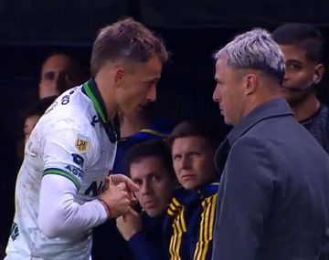 La situación inédita en el segundo gol de Boca: por qué Sarmiento se quedó con 10
