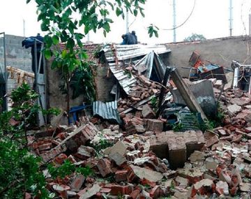 Temporal en Córdoba derrumbó una pared del estadio de Belgrano