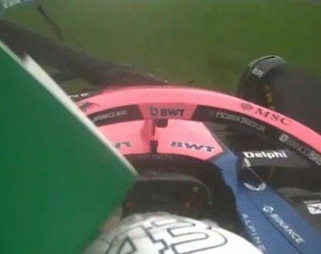 Así fue el choque de Franco Colapinto en la Sprint del Gran Premio de Brasil