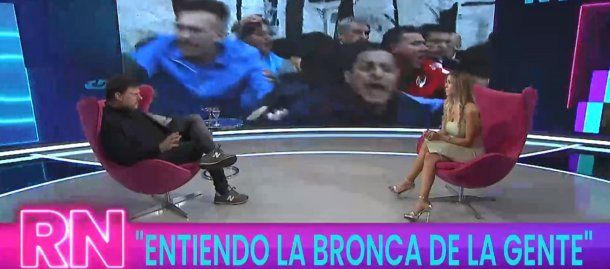 Leandro Santoro en Right Now: qué dijo de la piña a Berni