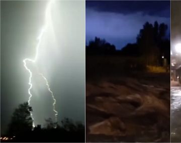 Un fuerte temporal provocó un apagón e inundaciones en Neuquén