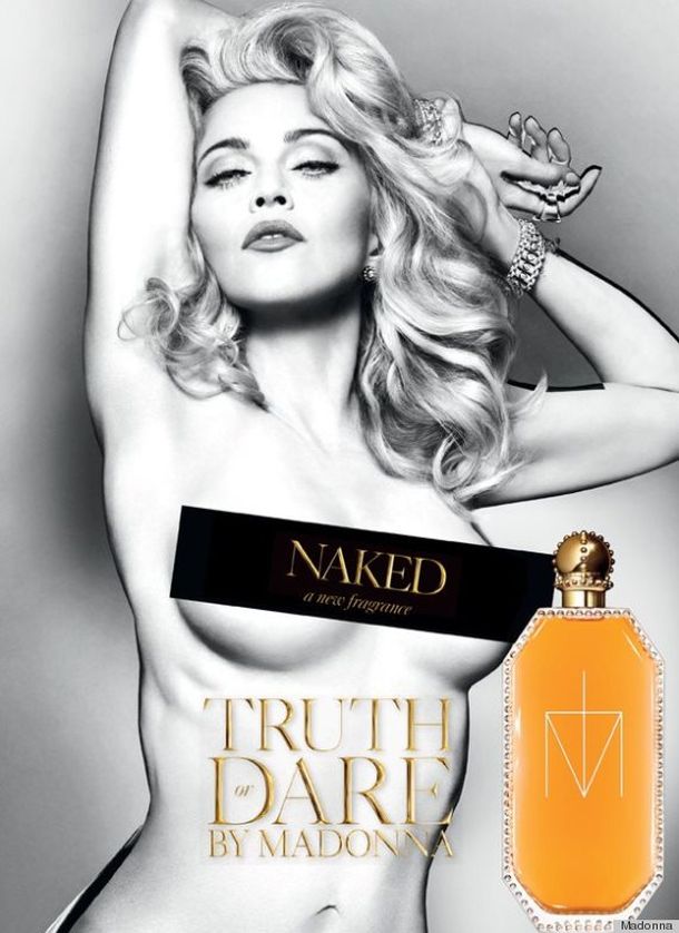 Madonna presentó su perfume con todo