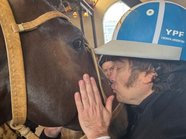 Por defender una contradicción, Manuel Adorni reveló por qué Javier Milei no puede montar a caballo