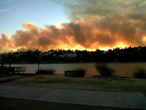 El feroz incendio afectó 1.500 hectáreas de bosque nativo