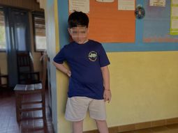 Bastian, el nene accidentado en Pinamar (Captura) Bastian, el nene accidentado en Pinamar (Captura)