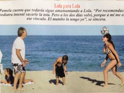 El album íntimo de las vacaciones de Pamela David junto a su familia