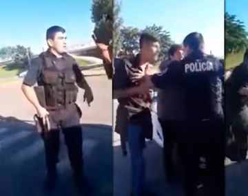 VIDEO: Brutal agresión de un policía a grupo de jóvenes en Pilar