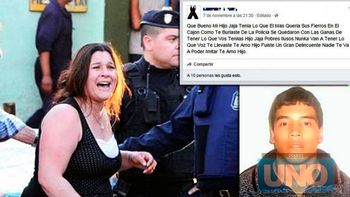 el polemico homenaje de una madre a su hijo: te amo, fuiste un gran delincuente el polemico homenaje de una madre a su hijo: te amo, fuiste un gran delincuente