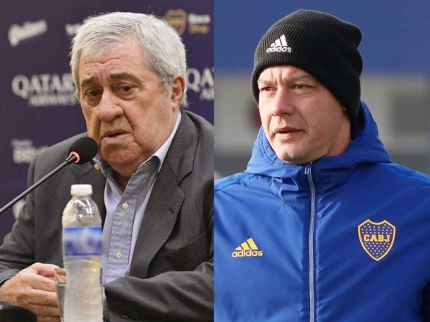 El palito de Ameal para Battaglia por su paso como DT de Boca