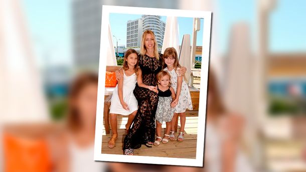 El tierno video de Nicole Neumann con sus hijas en la hamaca