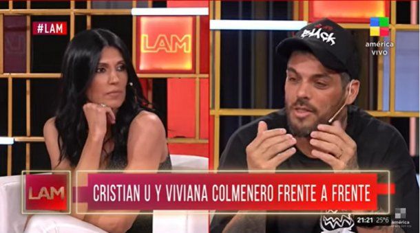 El fuerte cruce entre Cristian U y Viviana Colmenero en LAM