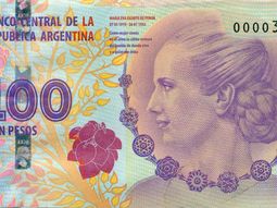 venden a us$50 el billete de $100 con el rostro de evita venden a us$50 el billete de $100 con el rostro de evita