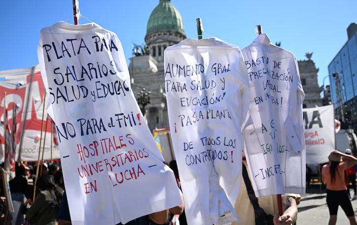 Caravana por el Hospital Garrahan a la Quinta de Olivos: Este es un gobierno cruel