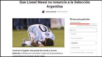¿queres que messi se quede? sumate a esta peticion ¿queres que messi se quede? sumate a esta peticion