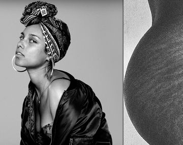 Alicia Keys mostró una impactante foto de sus estrías: Amo esto