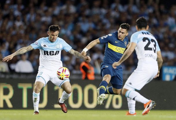 Racing vs Boca en la Superliga - Crédito:&nbsp;@BocaJrsOficial