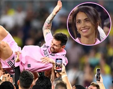 La imagen de Antonela y Messi que hizo viral tras el título del Inter Miami