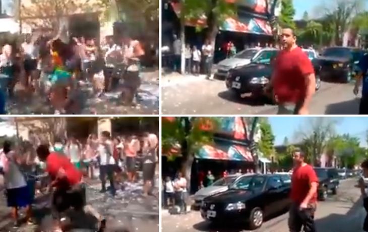 Pilar: un vecino atacó a palazos a chicos que festejaban en la calle