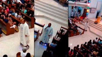 suspenden a un sacerdote en filipinas por usar un hoverboard en la misa suspenden a un sacerdote en filipinas por usar un hoverboard en la misa