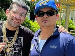 El Chino Maidana junto a su primo fallecido.