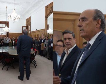 Guillermo Francos se despidió de los empleados de Casa Rosada.