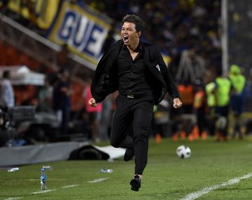 River le ganó a Boca y es el campeón de la Supercopa Argentina: el festejo de Marcelo Gallardo