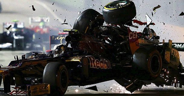 Tremendo accidente de Schumacher en el GP de Singapur