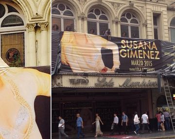 Susana ya tiene su marquesina en el teatro