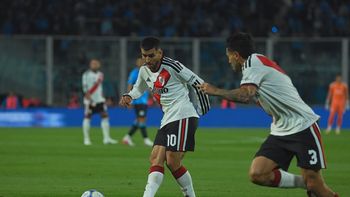 River cerró el primer tiempo ganando 1-0 a Belgrano. River cerró el primer tiempo ganando 1-0 a Belgrano.