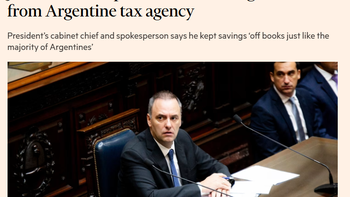 El escándalo de Manuel Adorni llegó al Financial Times El escándalo de Manuel Adorni llegó al Financial Times