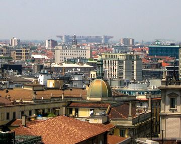 Vista panorámica de Milán