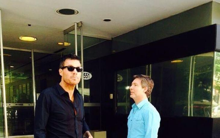 Las imágenes del encuentro Tinelli - Suar en TV