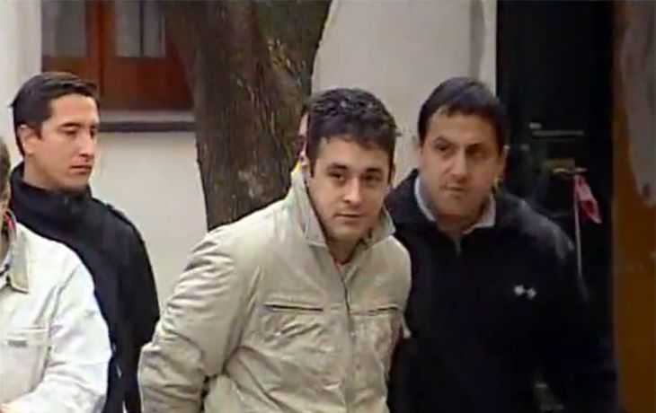 Los acusados por el triple crimen fueron trasladados a tribunales
