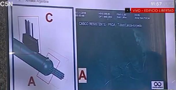 Las primeras fotos del submarino ARA San Juan: explotó muy cerca del fondo del mar