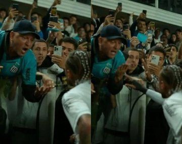 Mal momento de Neymar en Santos: discutió con un hincha