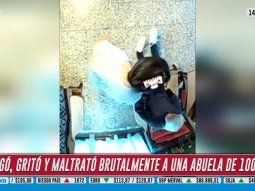 Graban a una cuidadora cuando golpea y grita a una mujer de casi 101 años