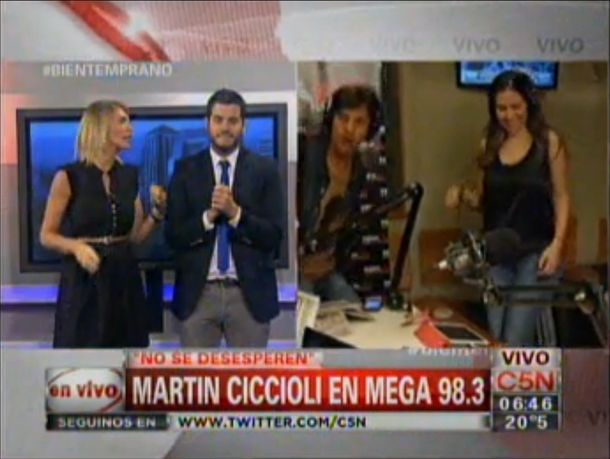 Magaldi y Camaño intercambiaron elogios en otro dúplex entre C5N y Mega