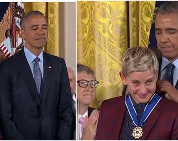 Ellen Degeneres recibió la Medalla de la Libertad.