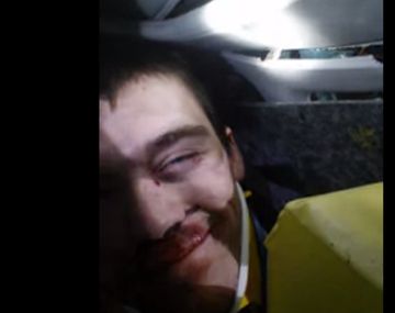 Se filmó mientras lo rescataban