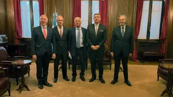 Cúneo Libarona se reunió con los miembros de la Corte Suprema