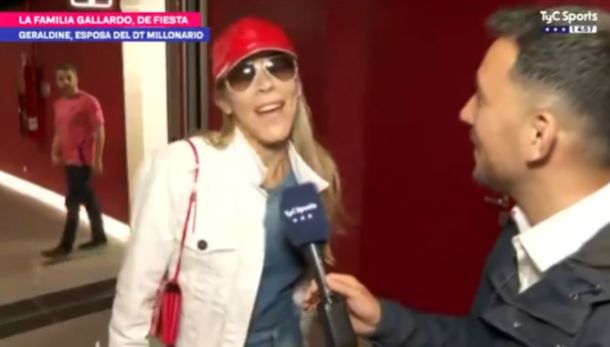 La alegría de Geraldine, esposa de Marcelo Gallardo, tras el triunfo de River ante Boca: Mi marido...