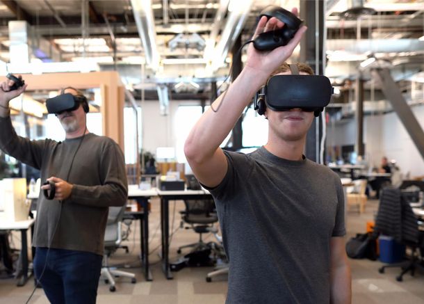 Mark Zuckerberg mostró una prueba de cómo podría utilizar Facebook la realidad virtual