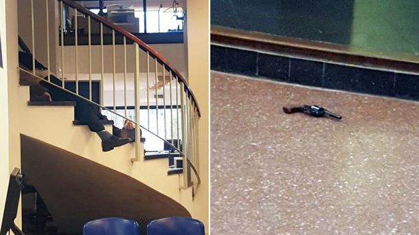 Jubilado se pegón un tiro en Anses