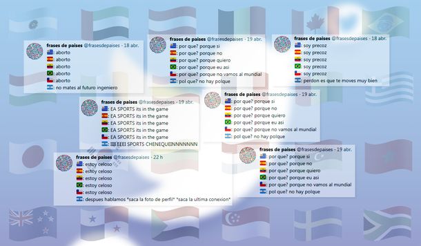 Frases de países: los nuevos memes que hacen reír a todo Twitter