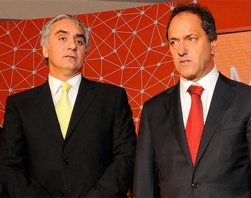 Santiago Montoya y Daniel Scioli