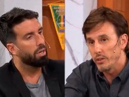 Lo que no se vio de la pelea entre Azzaro y el marido de Pampita