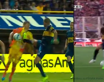 El otro reglamento para Boca: de la plancha de Tevez a la patada del Cata