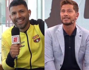 Agüero no tuvo piedad y chicaneó a Vignolo con el club del que es hincha