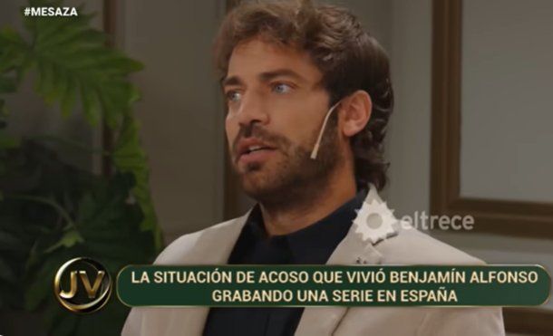 Benjamín Alfonso contó que fue acosado mientras grababa una serie en España