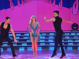 Marta Sánchez bailó la salsa de tres con Jorge Moliniers